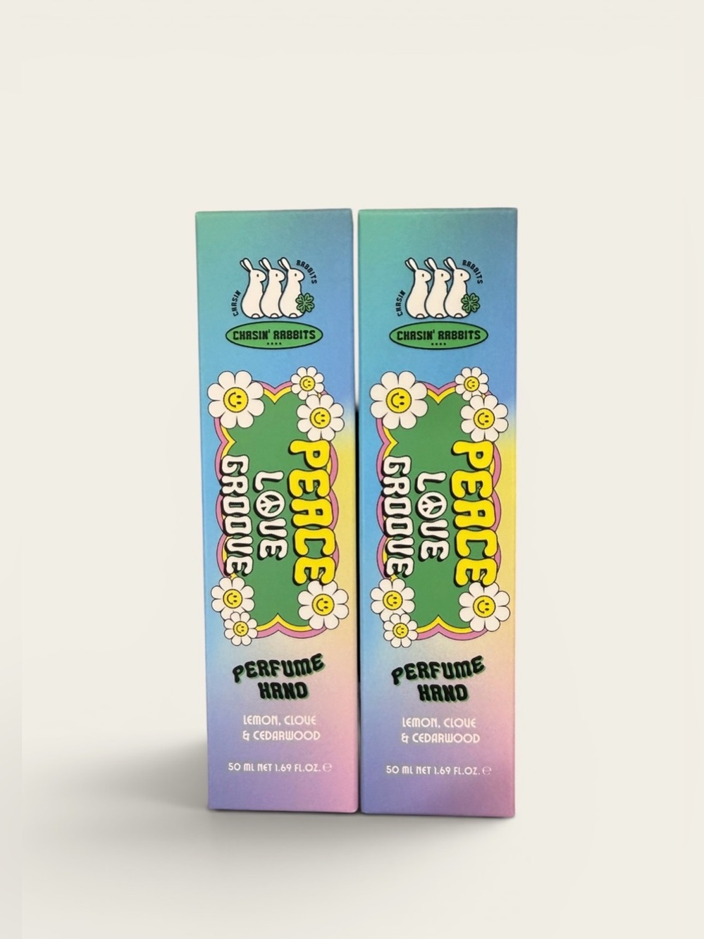CHASIN'‎ RABBITS Peace Love Groove Perfumed Hand Cream - Yellow